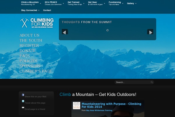 climbingforkids.org site used Rt_moxy_wp