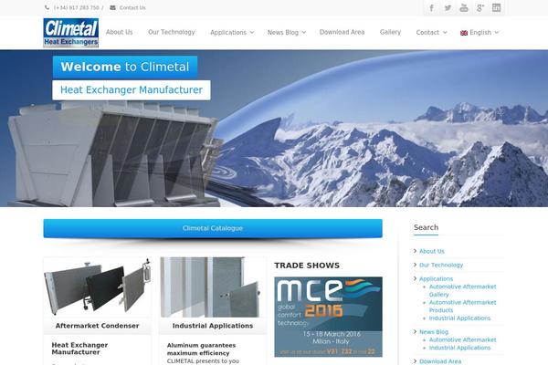 Envision theme site design template sample