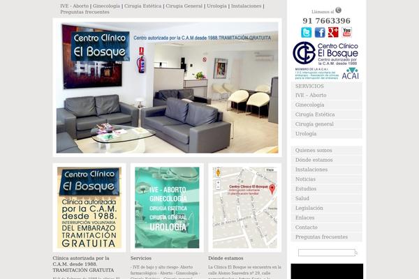 clinica-el-bosque.com site used Photo Theme Responsive