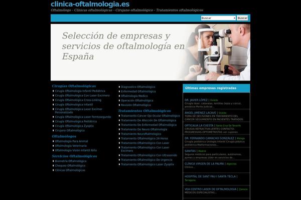 Directory theme site design template sample