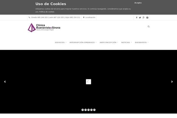 Site using Google Analytics y la ley de Cookies plugin