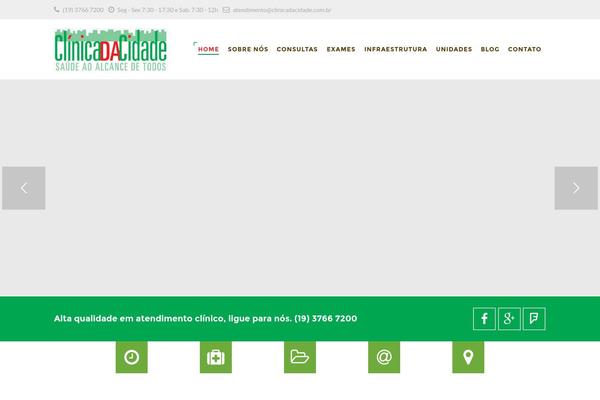 clinicadacidade.com.br site used Clinicadacidade