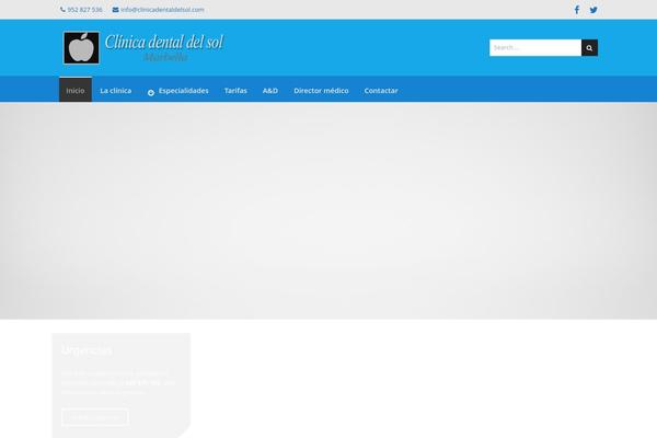 iMedica theme site design template sample