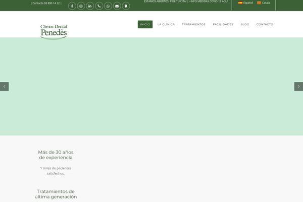 Dentalia-child-theme theme site design template sample