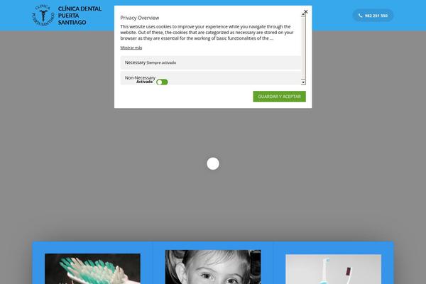 clinicadentalpuertasantiago.com site used Kallyas