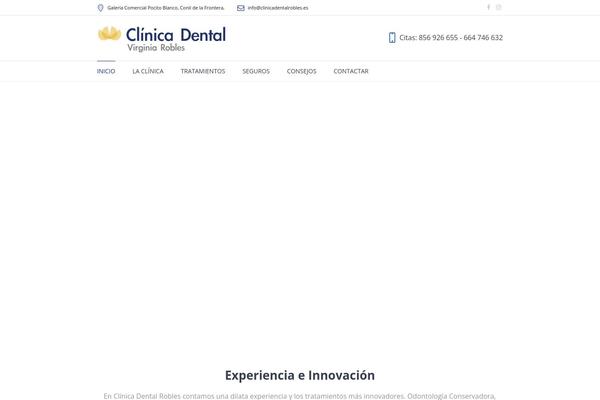 clinicadentalrobles.es site used Dental-clinic-child