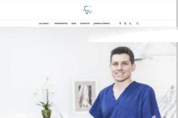 Uncode theme site design template sample