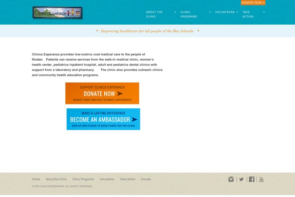 clinicaesperanza.org site used Wp_mozzy5-v1.1.1