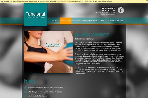 Grau theme site design template sample