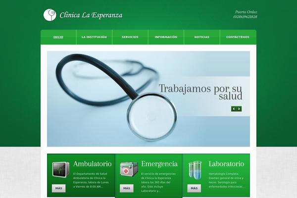 clinicalaesperanza.com site used Theme1623