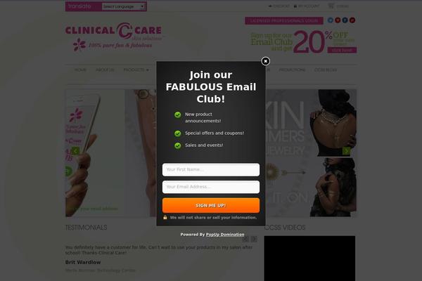 Site using B2b plugin
