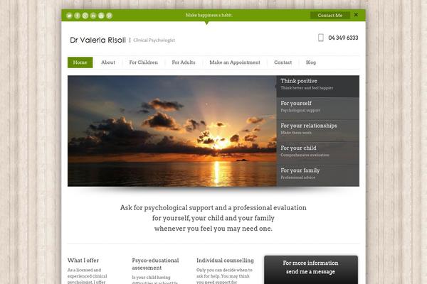 InfoWay theme site design template sample