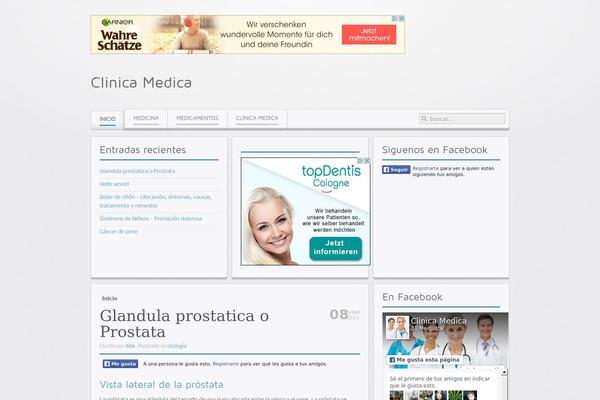 Balance theme site design template sample