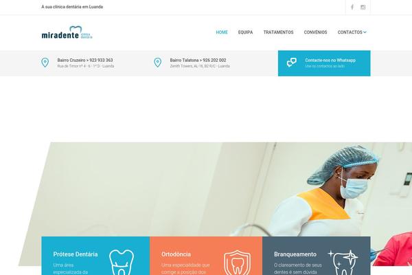 Dent-all theme site design template sample