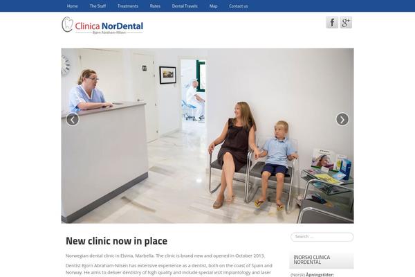 Neuro theme site design template sample