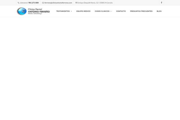 clinicantonioferreno.com site used Apicona
