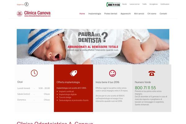 HealthCenter theme site design template sample