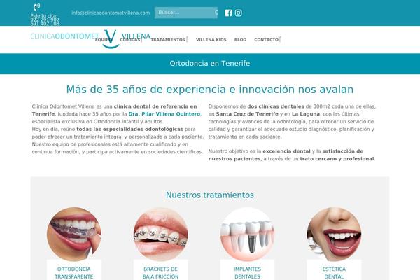 Customify theme site design template sample