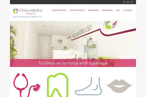 Dentalclinic theme site design template sample