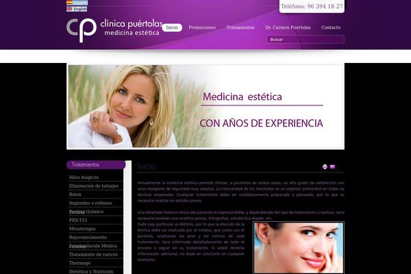 Clinica theme site design template sample