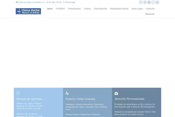 HealthCenter theme site design template sample