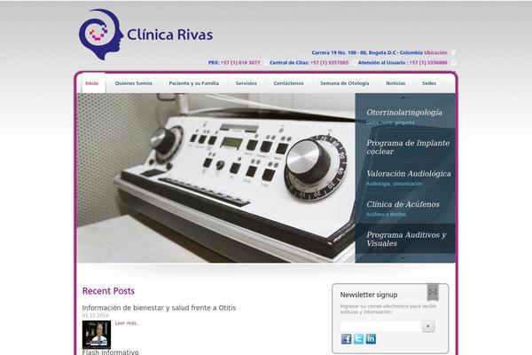 Medica theme site design template sample