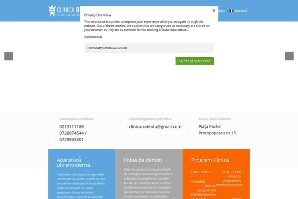 Medical-clinic theme site design template sample