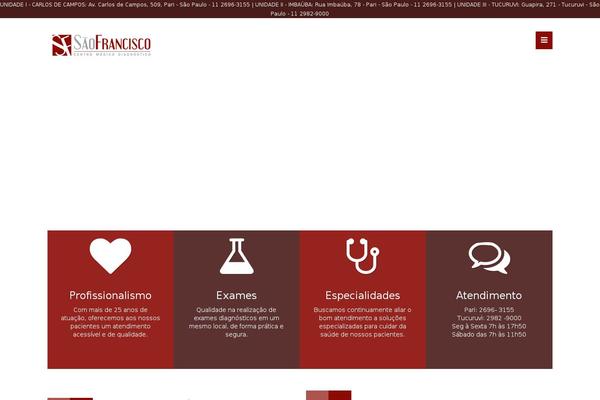 Clinico-child theme site design template sample