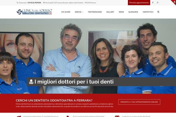 clinicasorriso.it site used Apicona