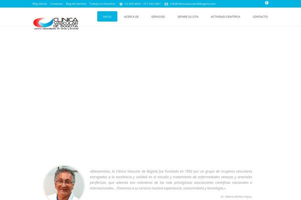 Jupiter theme site design template sample