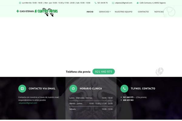 PetCare theme site design template sample