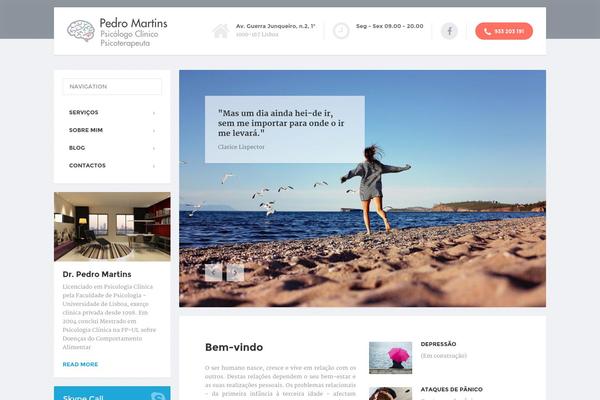 MentalPress theme site design template sample