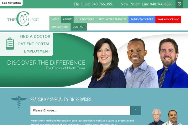 clinicsofnorthtexas.com site used Cntx