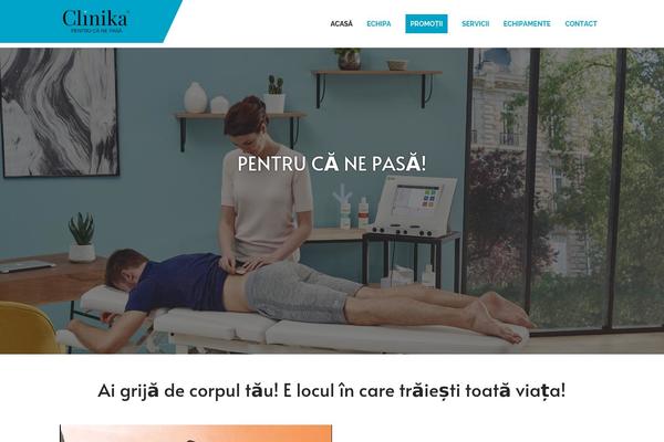 clinika.ro site used Hopemedical