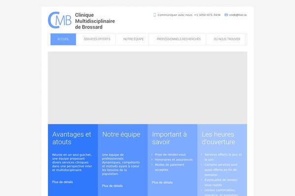 MediCure theme site design template sample