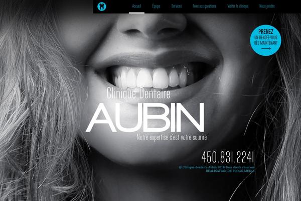 cliniquedentaireaubin.com site used Aubin