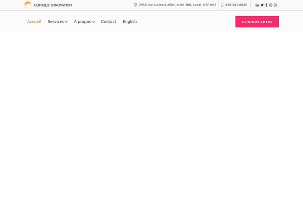 BeClinic theme site design template sample