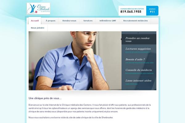 Medica Parent theme site design template sample