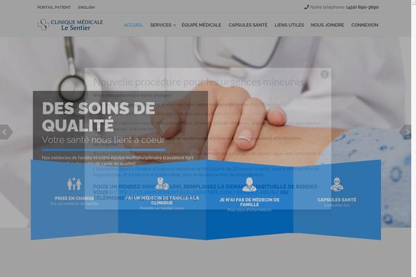 HEALTHFLEX theme site design template sample
