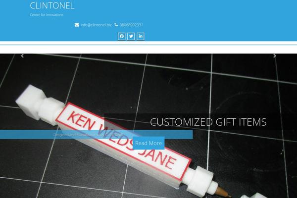Enigma theme site design template sample
