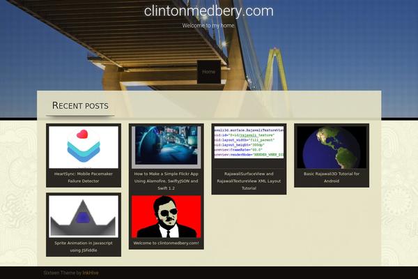 Sixteen theme site design template sample