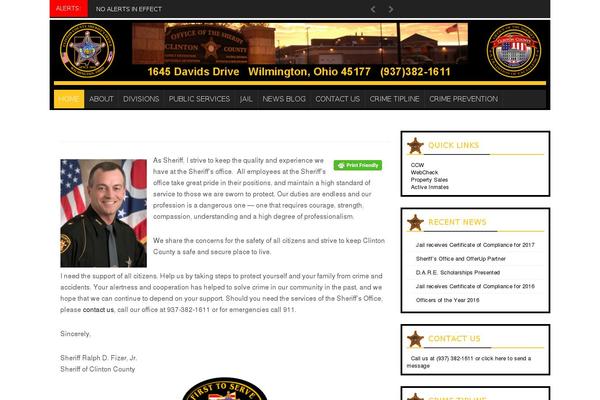 clintonsheriff.com site used Warwick