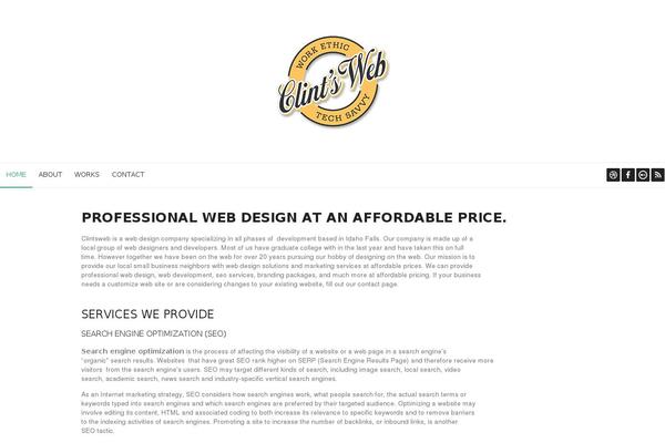 Fame theme site design template sample