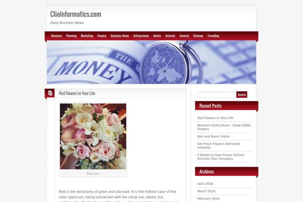 BlogoLife theme site design template sample