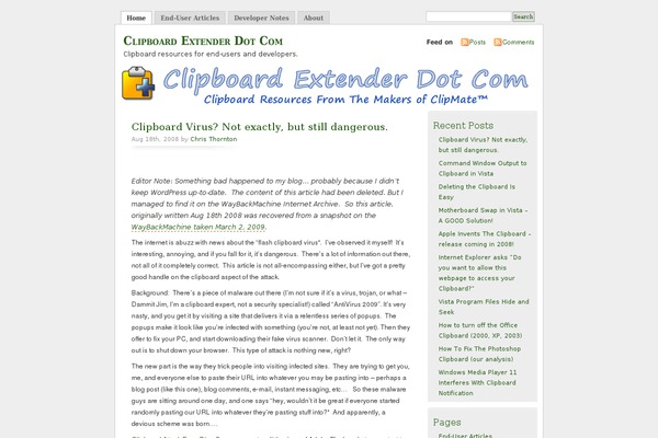 clipboardextender.com site used Mistylook-101
