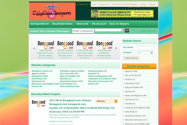Couponpress theme site design template sample