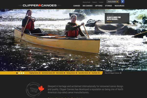 Clipper theme site design template sample