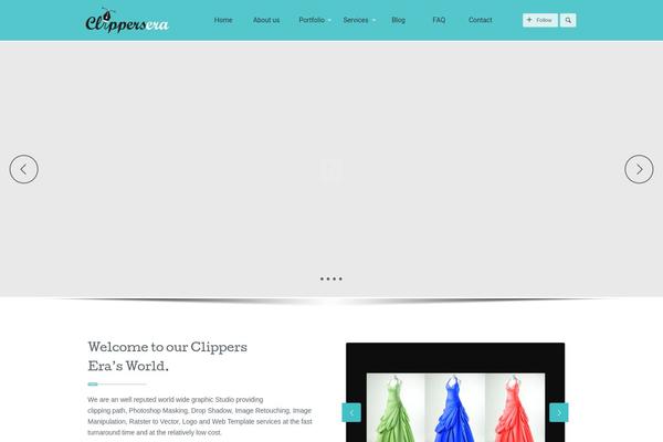 Buzz theme site design template sample