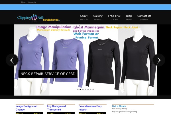 clippingpathbangladesh.com site used Ras