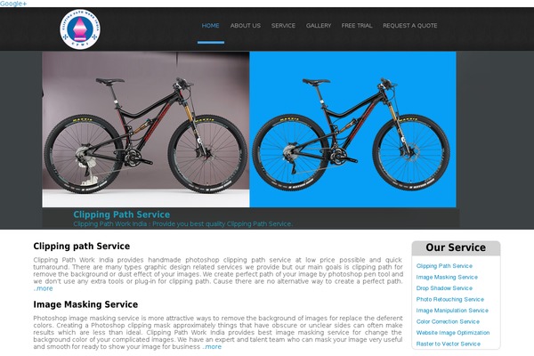 clippingpathworkindia.com site used Simplicity Lite